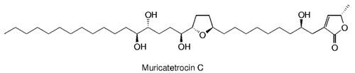 Schematic of the structure of Muricatetrocin C
