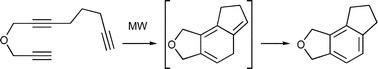 Schematic of oligomeric alkynes underwent [2 + 2 + 2] intramolecular trimerization