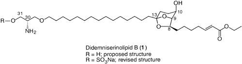 (+)-Didemniserinolipid B
