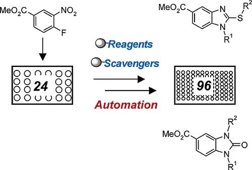 A multistep, polymer-assisted solution phase strategy