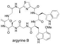 Structure of Argyrine B