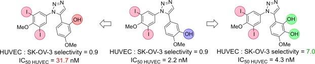 3 schematic molecules