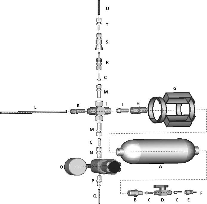 components of a metal flow tube