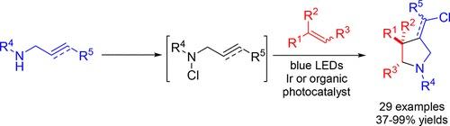 schematic of Construction of Chloromethylated Pyrrolidine Derivatives