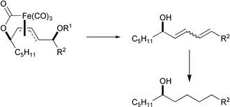 schematic of lactone complexes using sodium naphthalenide as a route to stereodefined 1,7-diols and 2,3-diene-1,7-diols